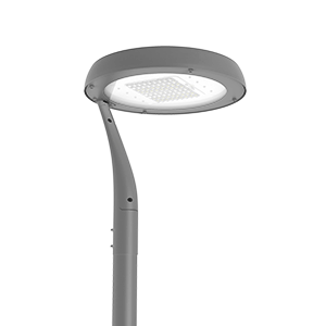 Светодиодный светильник VARTON IONIK Torsher парк 100 Вт Garden 4000К IP66 RAL7045 серый